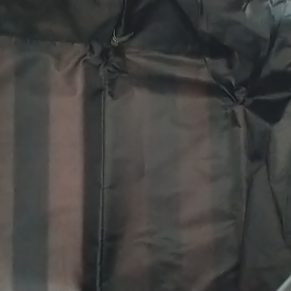 Victoria's Secret V Striped Limited Edition Pink/Black Weekender Tote Bag - Picture 6 of 11